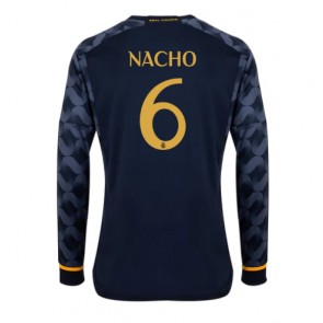 Real Madrid Nacho #6 Venkovní Dres 2023-24 Dlouhý Rukáv